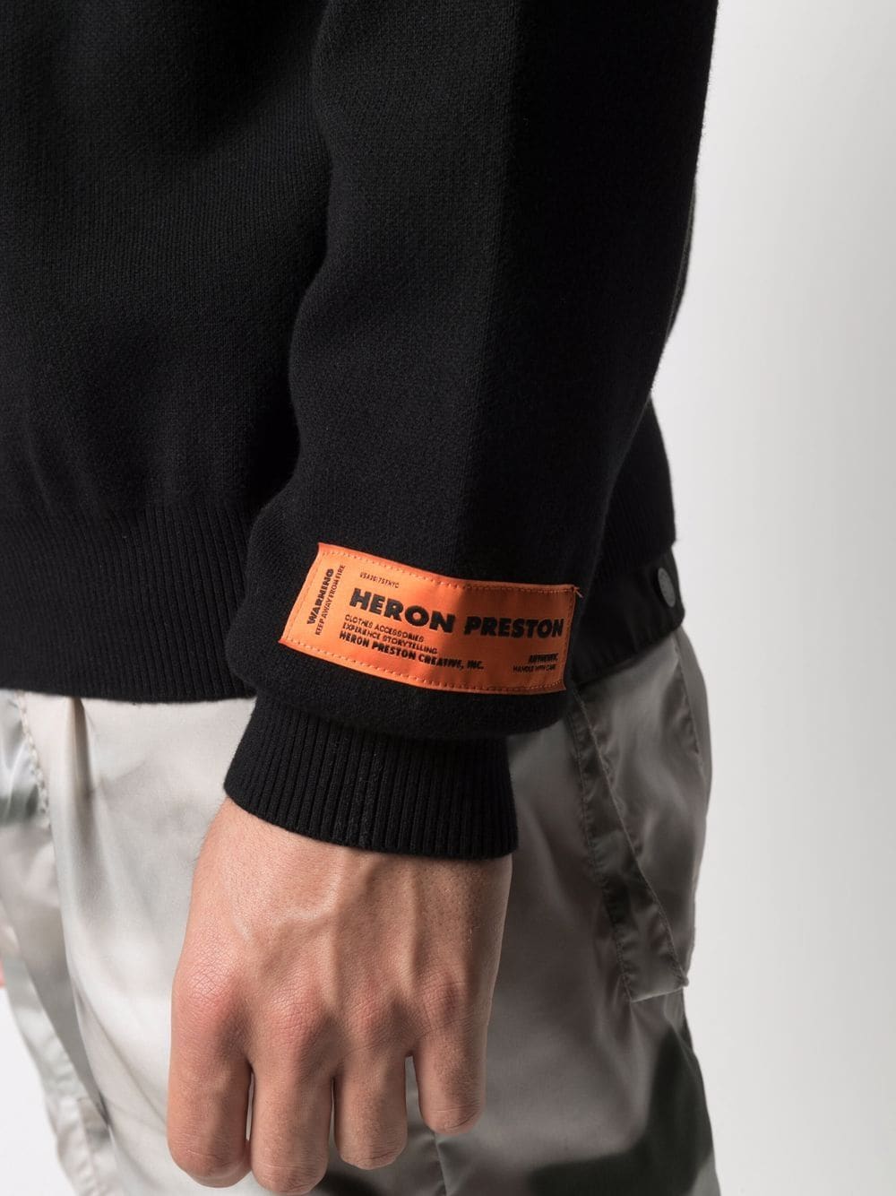 Shop Heron Preston Trading Sweatshirt In Black