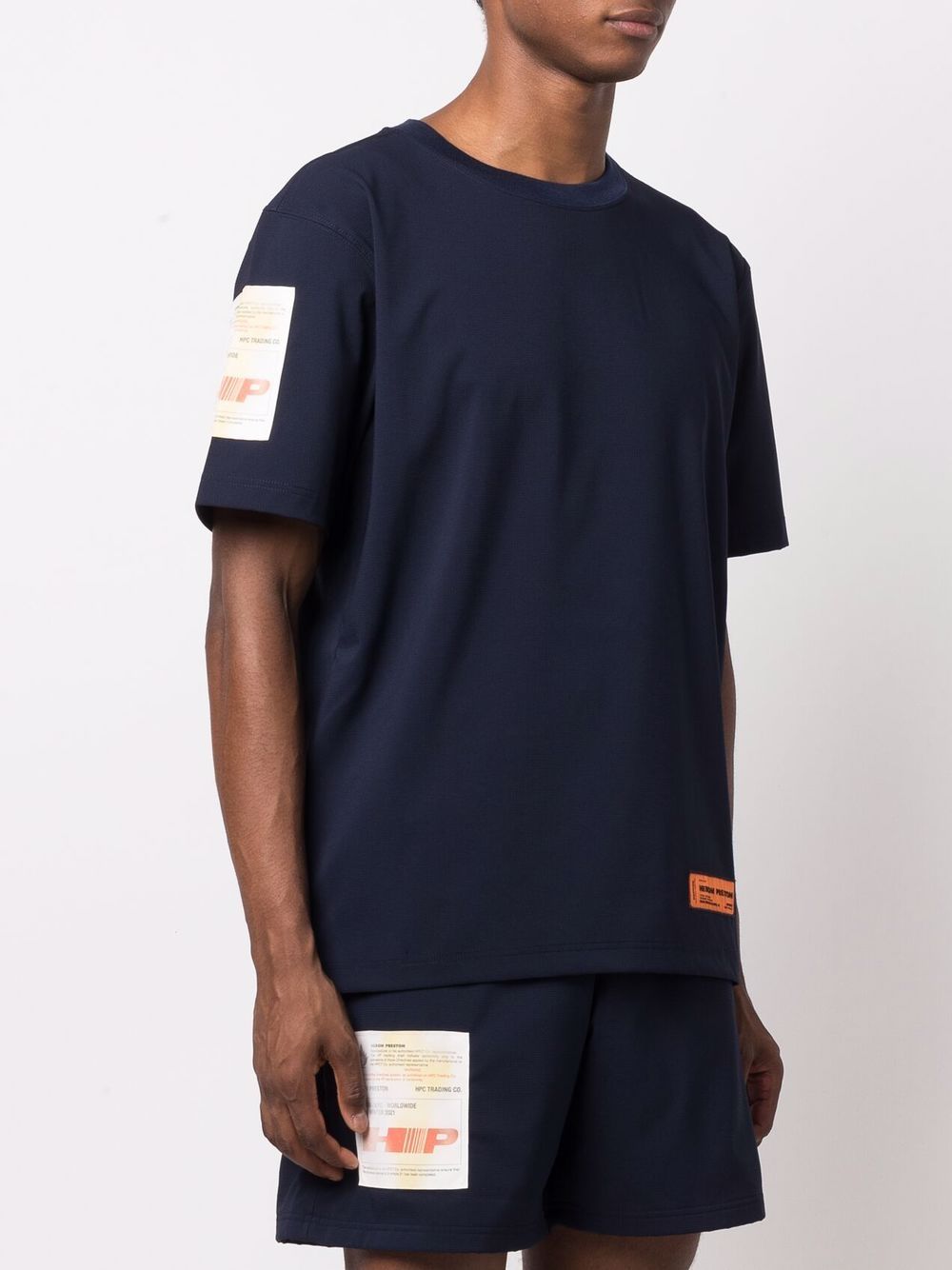 фото Heron preston active ss tee label blue