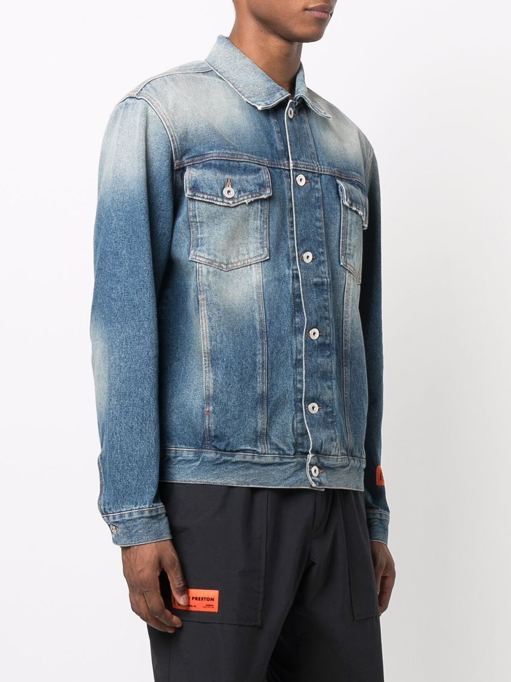 фото Heron preston denim reg jacket vintage blue