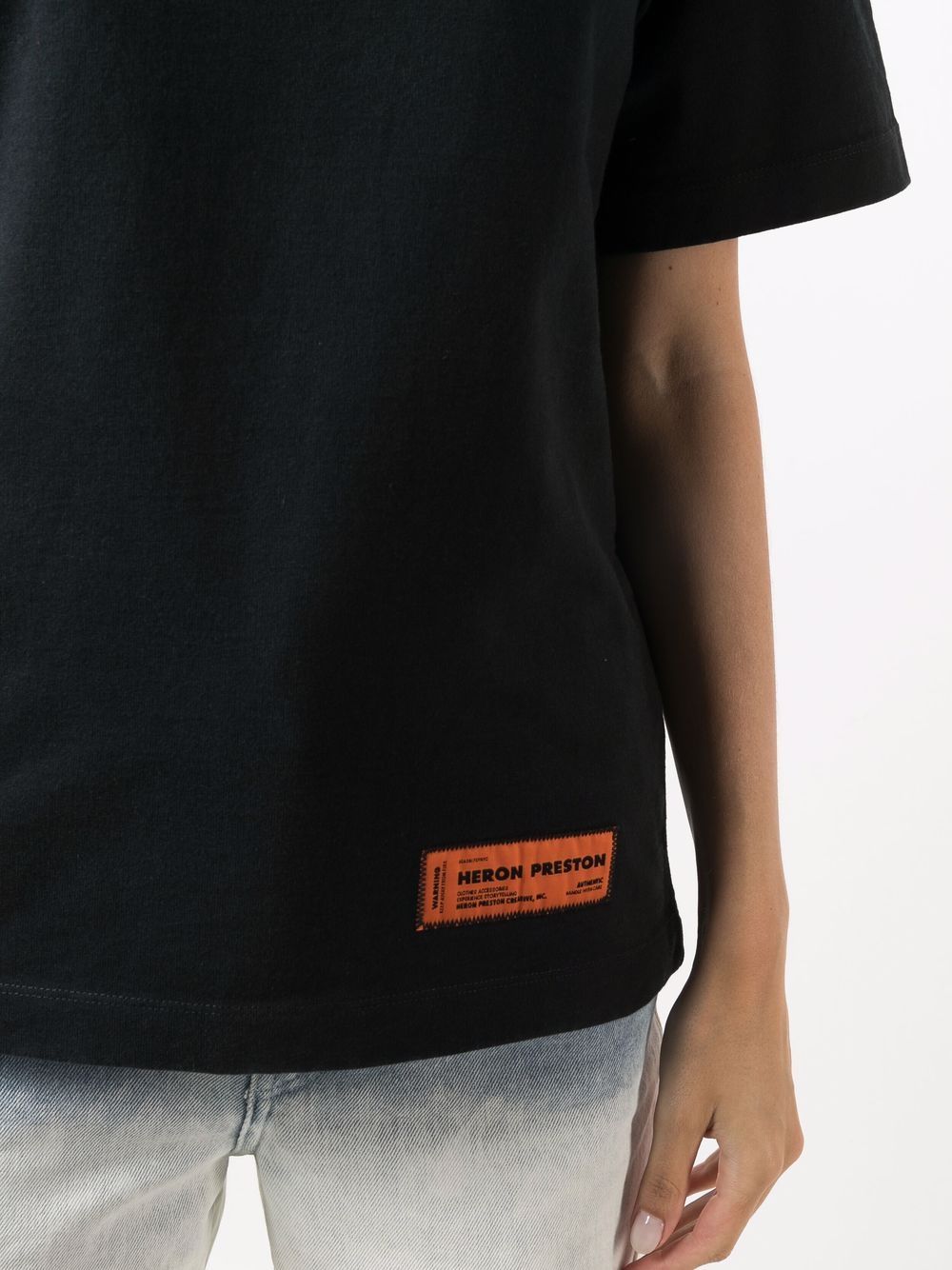 фото Heron preston ss turtleneck ctnmb black white