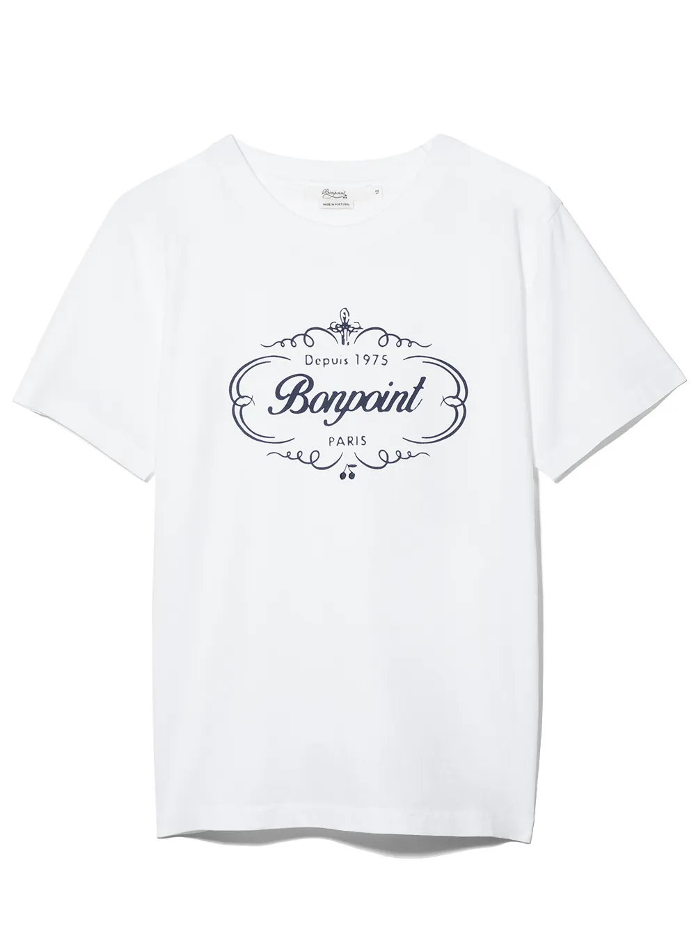 

Bonpoint logo print short-sleeve T-shirt - White