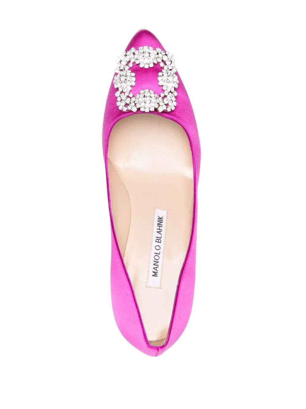 фото Manolo blahnik туфли-лодочки hangisi 70 с декорированной пряжкой