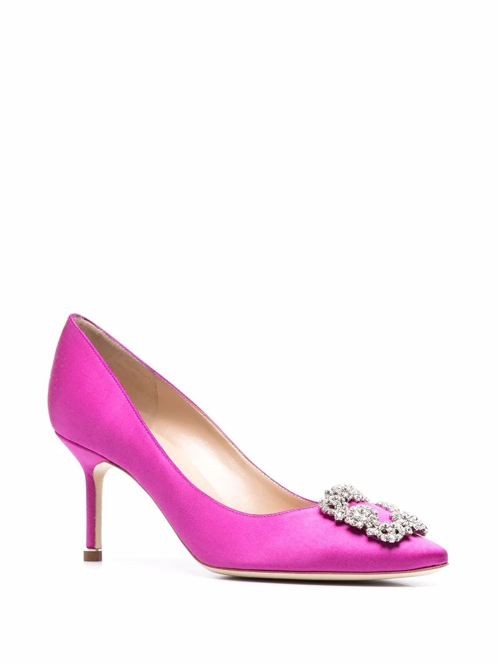 фото Manolo blahnik туфли-лодочки hangisi 70 с декорированной пряжкой