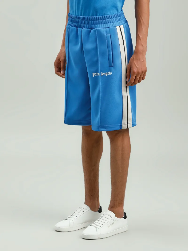 BLUE TRACK SHORTS Palm Angels® Official