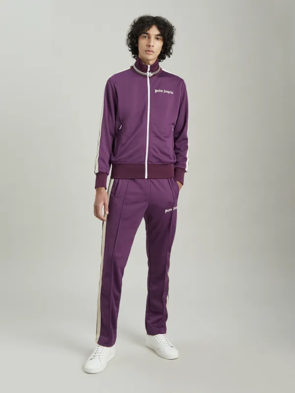 BURGUNDY TRACK JACKET Palm Angels® Official