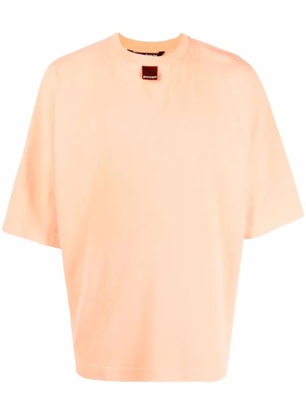 Palm Angels logo-patch Cotton T-shirt 