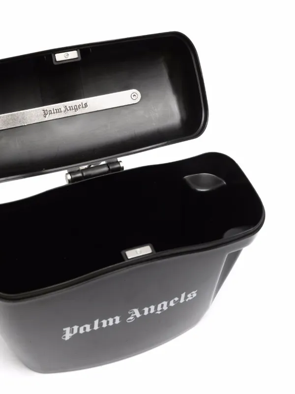 Palm Angels logo-print Mini Padlock Bag | Black | FARFETCH Palm Angels logo-print Mini Padlock Bag | Black | FARFETCH