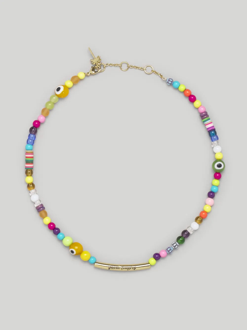 LOGO RAINBOW NECKLACE - Palm Angels® Official