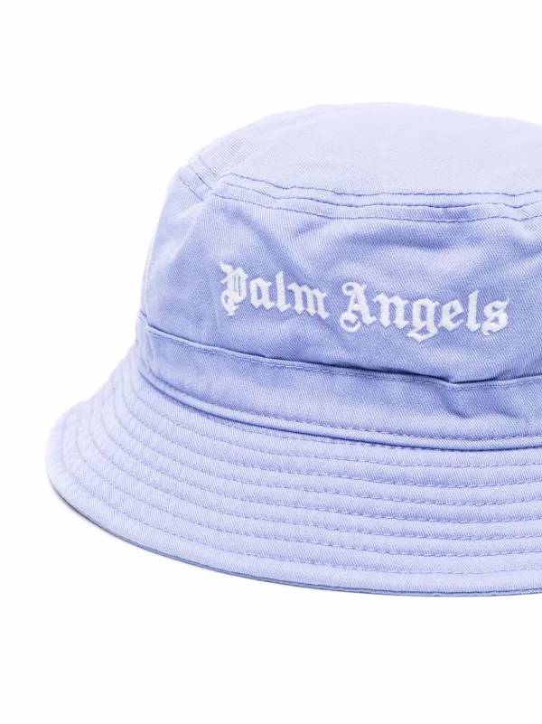 Palm Angels logo-embroidered Bucket Hat 