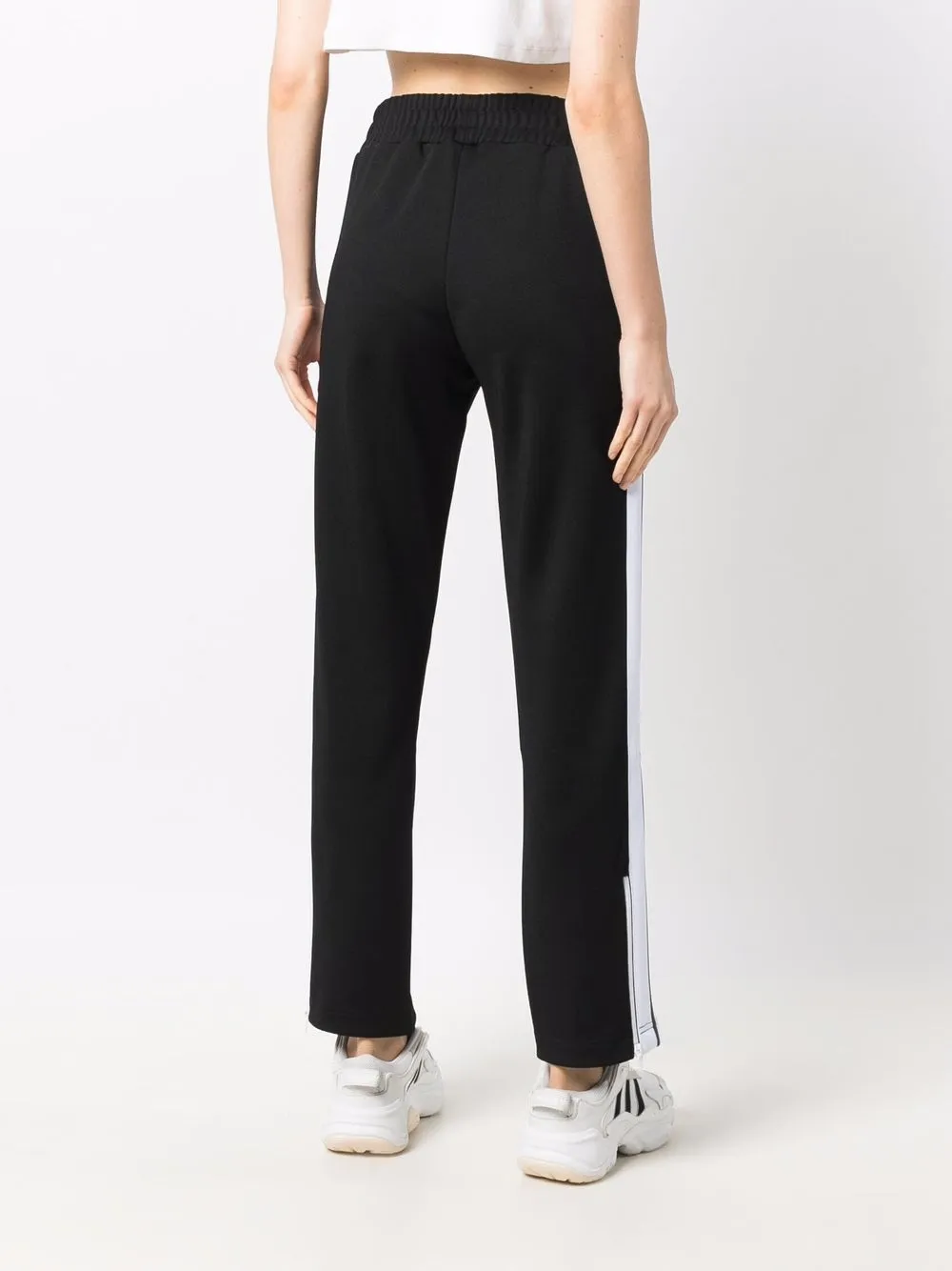 Palm Angels Navy Classic Track Pants In Schwarz