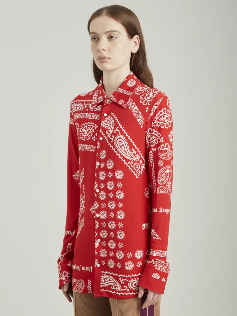 BANDANA SHIRT Palm Angels® Official