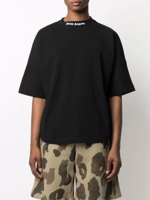 Palm Angels Logo Neck Over T-shirt 