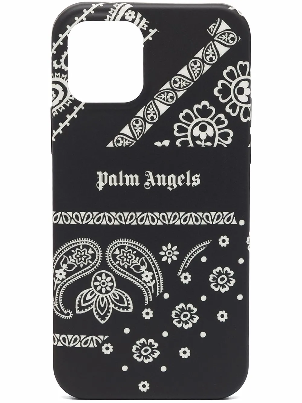 

Palm Angels funda para iPhone 12 Pro Max con estampado de bandana - Negro