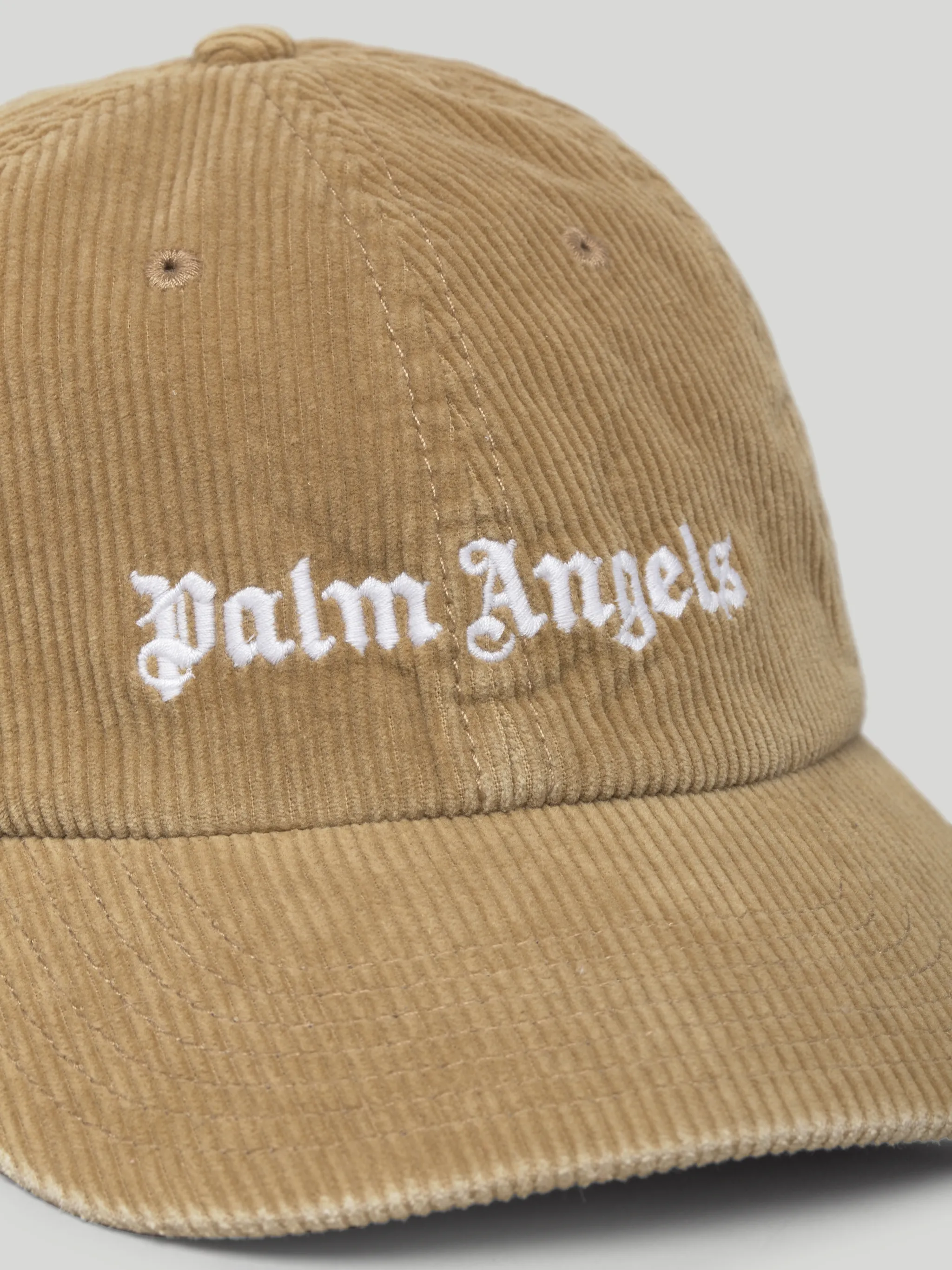 LOGO CORDUROY CAP - Palm Angels® Official
