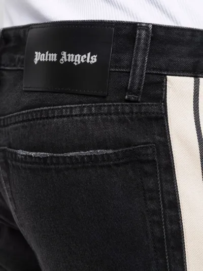 Palm Angels side striped slim-fit jeans 