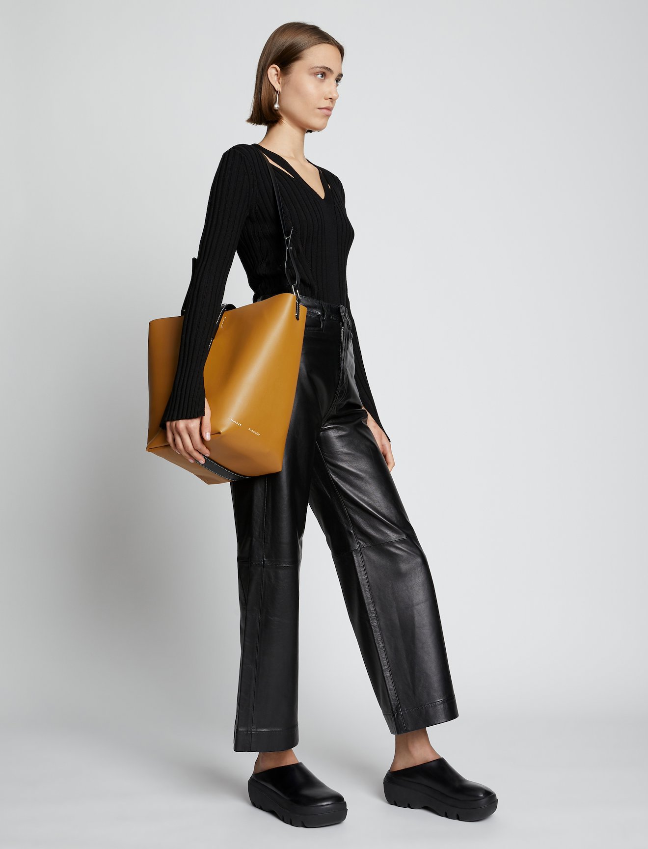 Sullivan Leather Bag in brown | Proenza Schouler