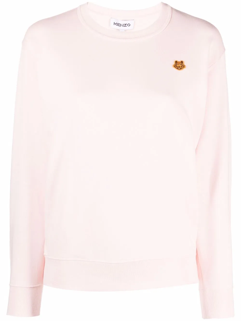 Kenzo Tiger-patch crew-neck Sweatshirt - Farfetch