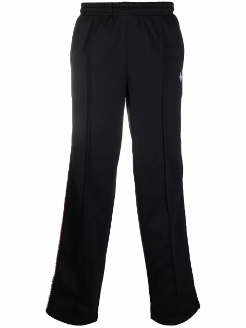 Marcelo Burlon County of Milan Cross-logo side-stripe track pants