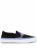Marcelo Burlon County of Milan Wings-print slip-on sneakers - Black