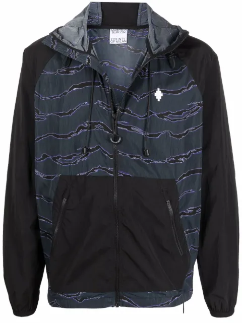 Marcelo Burlon County of Milan カモフラージュ ウインドブレーカー