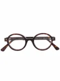 Ahlem round-frame tortoiseshell glasses - Brown