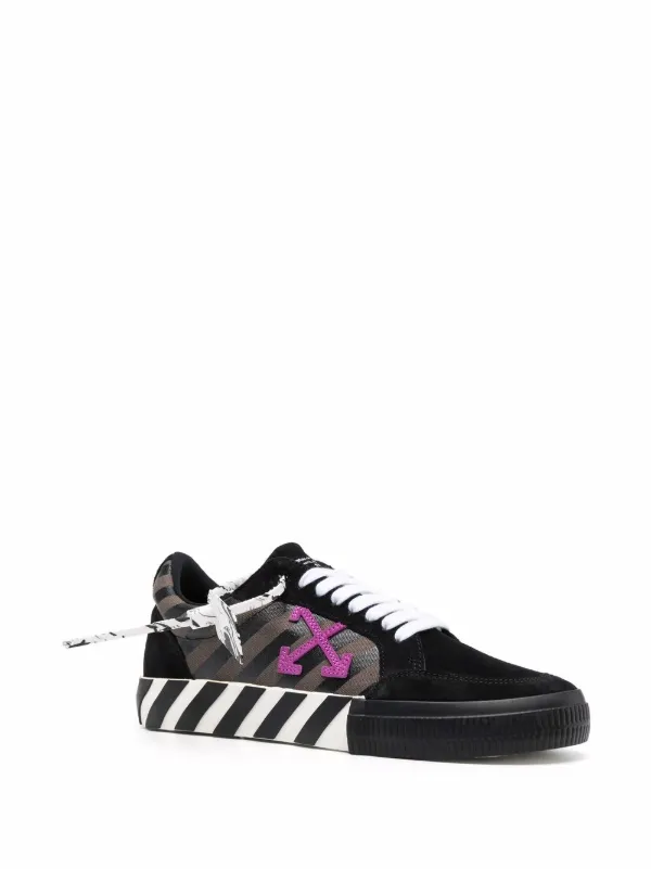 Off white low top diagonal sneaker Clearance