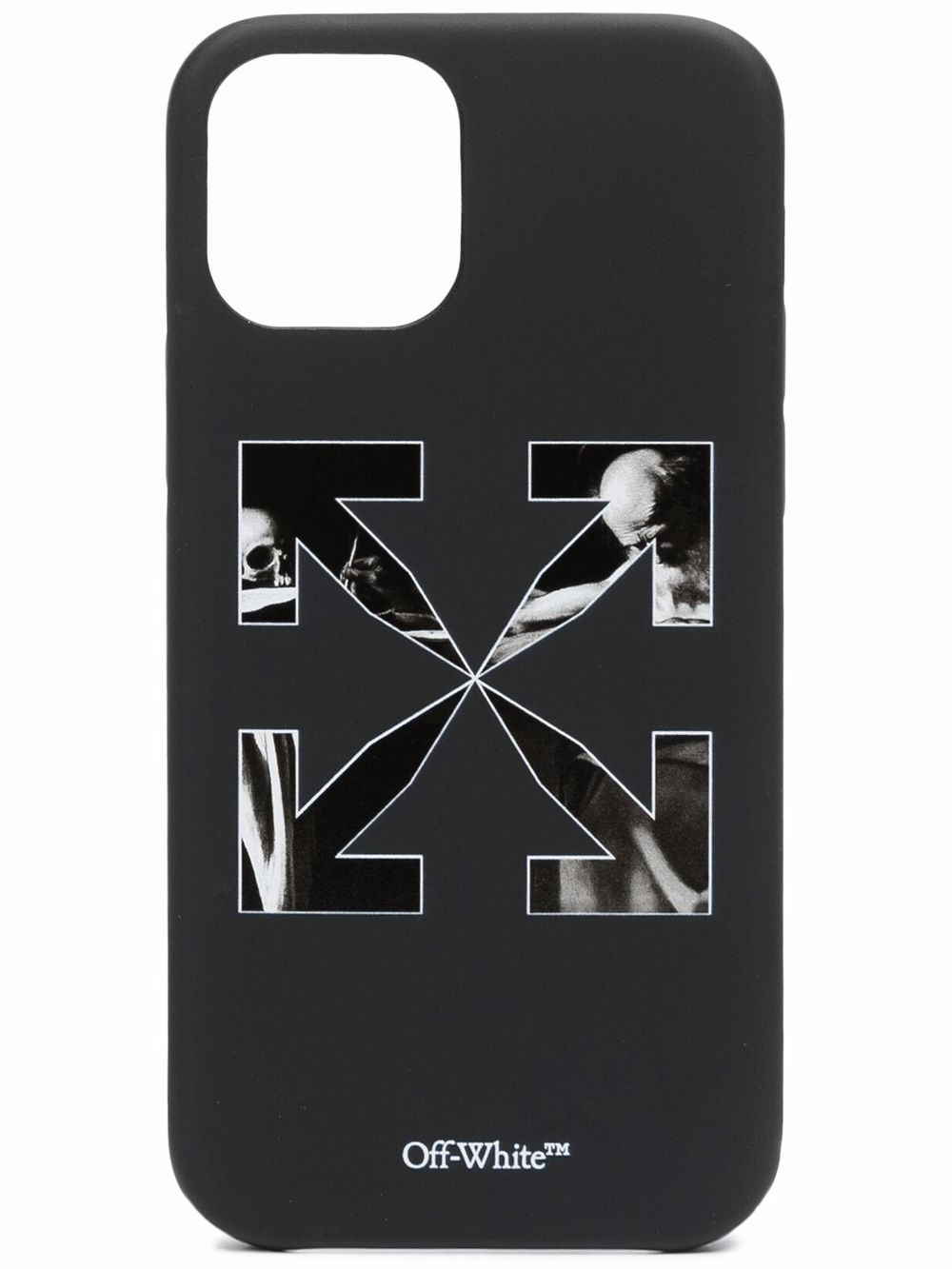 фото Off-white чехол для iphone 12/12 pro с логотипом caravaggio arrows
