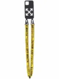 Off-White industrial belt iPhone 12 case - Black