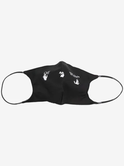 Off-White Swimm logo-print face mask