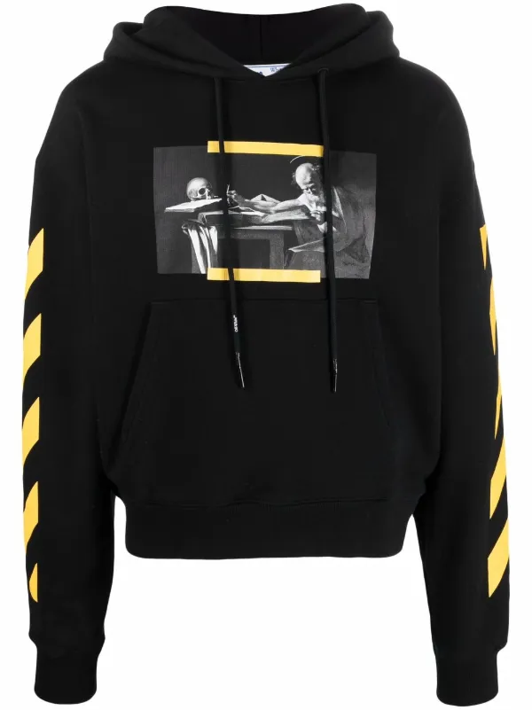 超激得即納 OFF-WHITE - Off-White DIAG LONG HOODIE パーカー サイズS