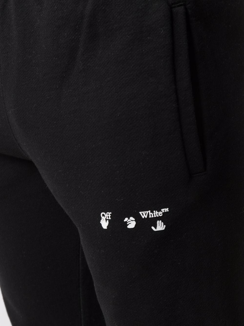 Off-White logo-detail slim-fit Track Pants - Farfetch