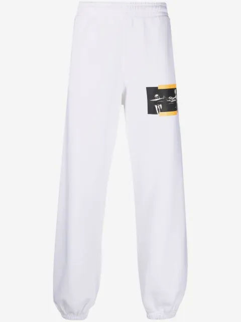 Off-White Caravaggio painting slim track pants