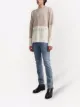 Off-White Sweatshirt in Colour-Block-Optik