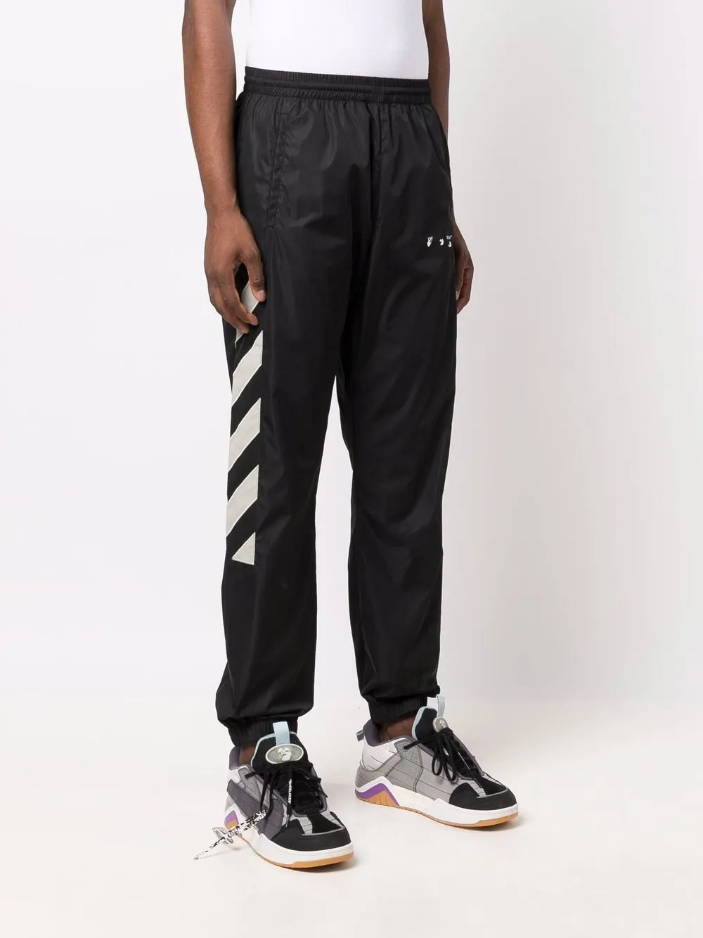 Off white stripe discount sweatpants