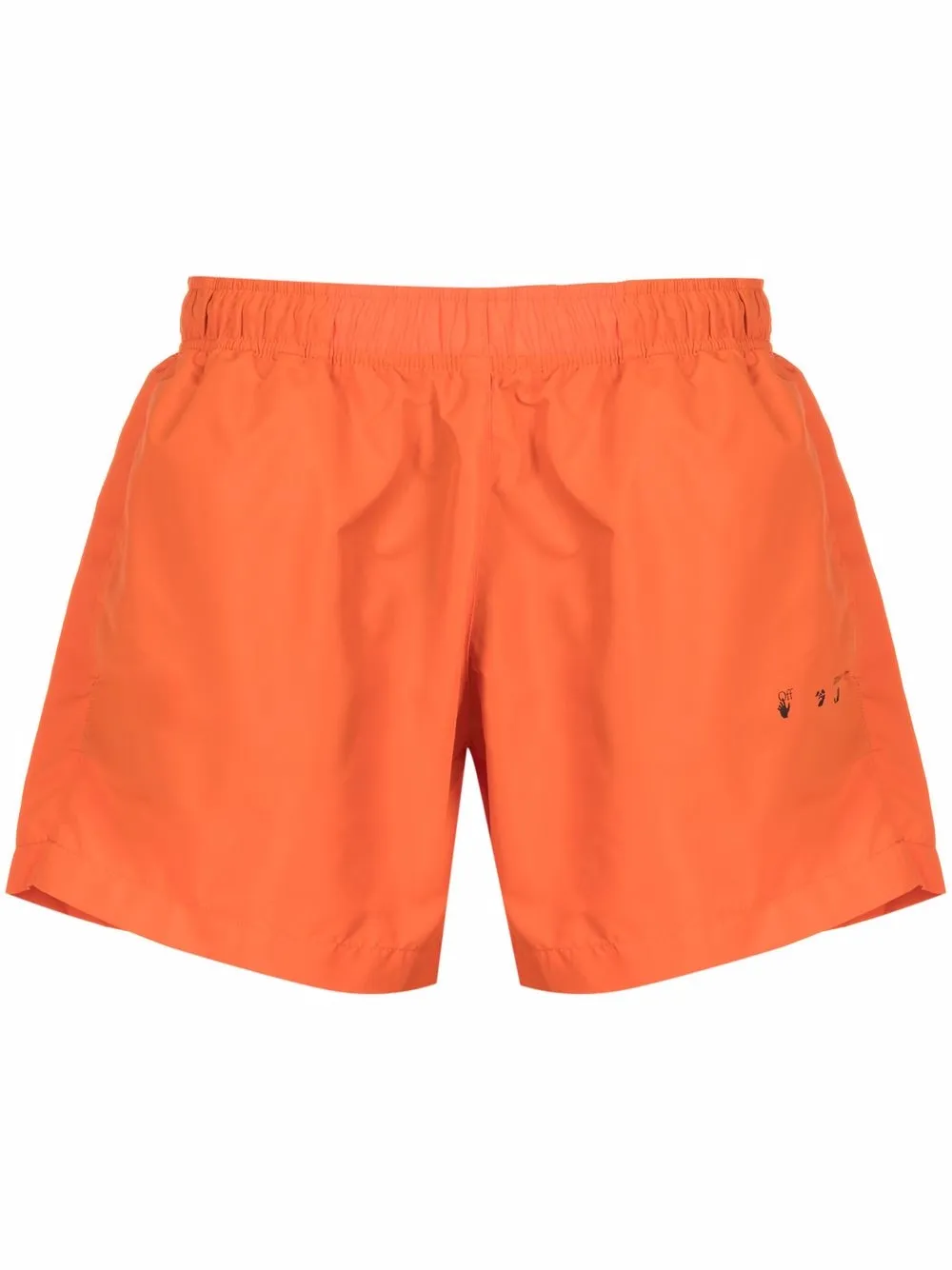 off white logo swim shorts