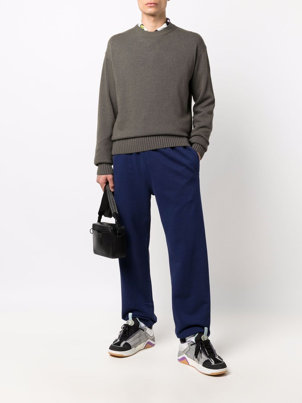 Off-White crew-neck Knitted Jumper - Farfetch