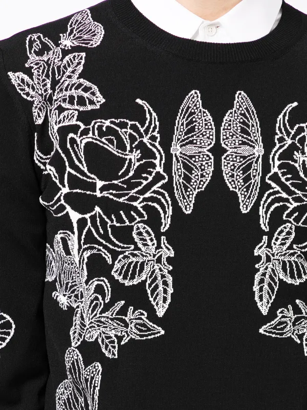 Valentino Garavani ヴァレンティノ バタフライ ロンパース | ブラック 