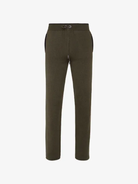 Billionaire drawstring-fastening track pants