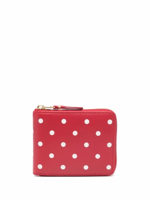 Comme Des Garçons Wallet polka-dot compact wallet