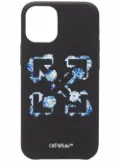 Off-White floral Arrows-print iPhone 12 Mini case - Black