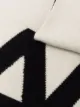 Off-White logo-intarsia felted-wool scarf