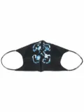 Off-White Arrows-print face mask - Black