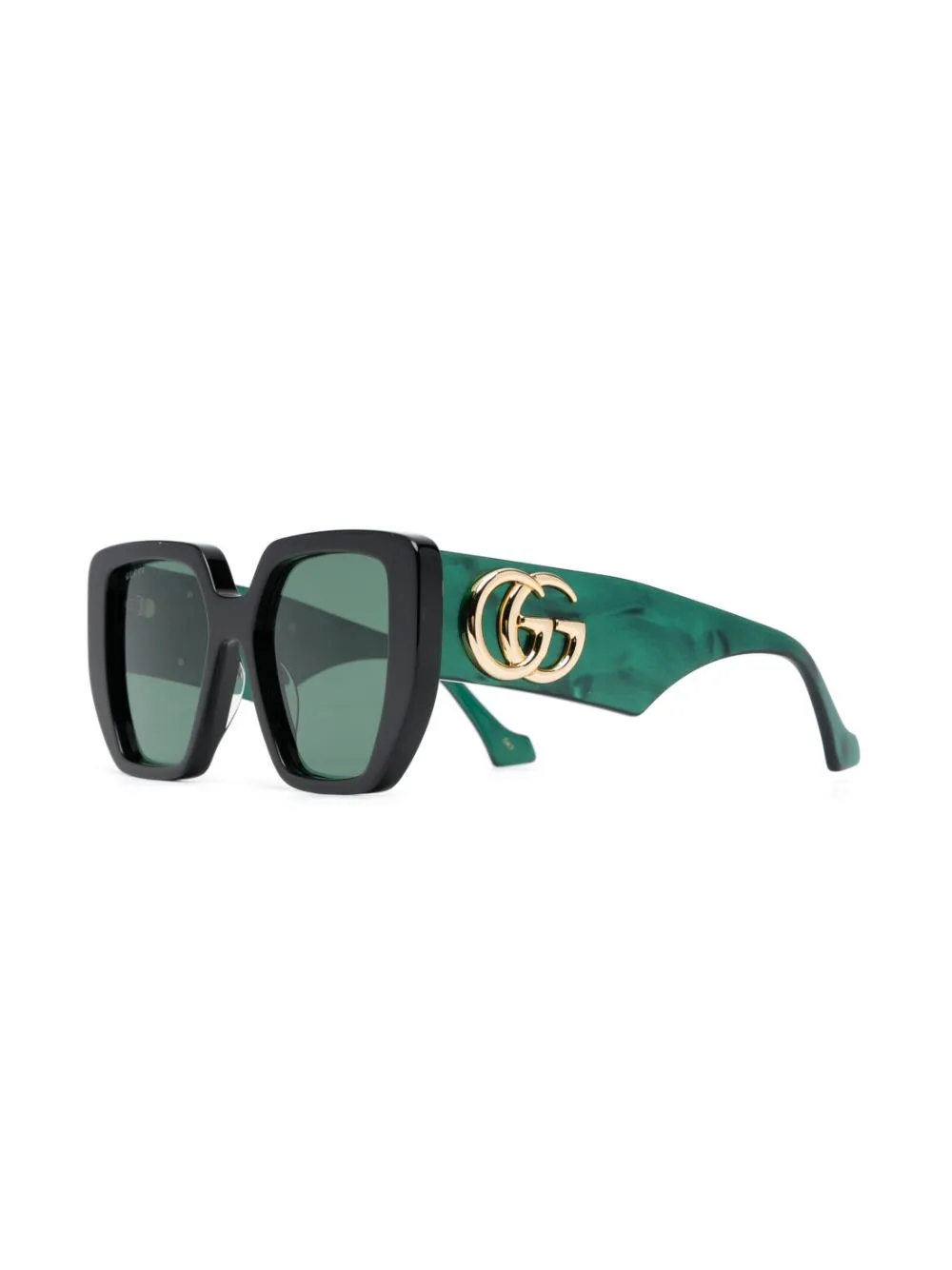 Gucci Eyewear Interlocking G Oversized Frame Sunglasses Black Farfetch 7154