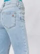 The Attico slit-detail straight-leg jeans