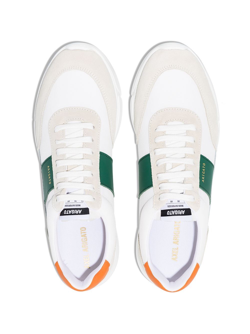 Shop Axel Arigato Genesis Vintage Runner Low-top Sneakers In White