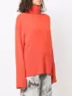 Off-White embroidered logo turtleneck jumper