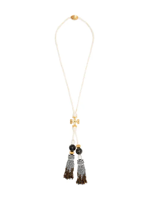 Tory Burch Roxanne Long Tassel Necklace 