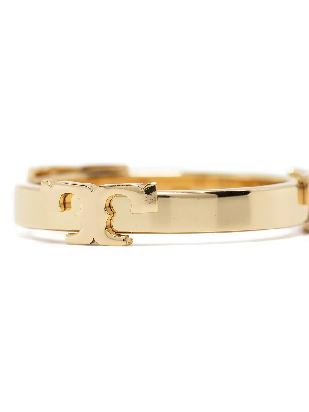 Shop Tory Burch T-logo stackable ring with Express Delivery - FARFETCH