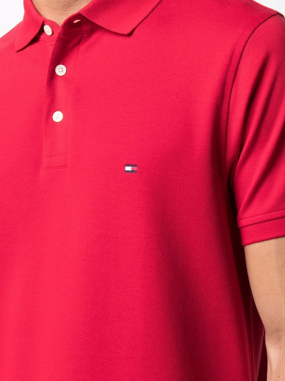 Tommy Hilfiger embroidered-logo Polo Shirt - Farfetch
