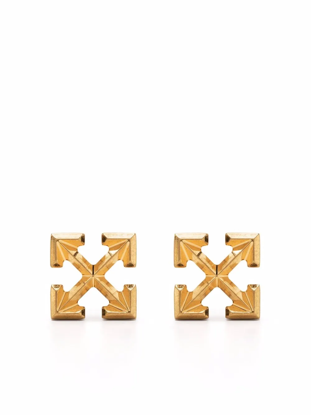 

Off-White aretes mini con motivo Arrows - Dorado